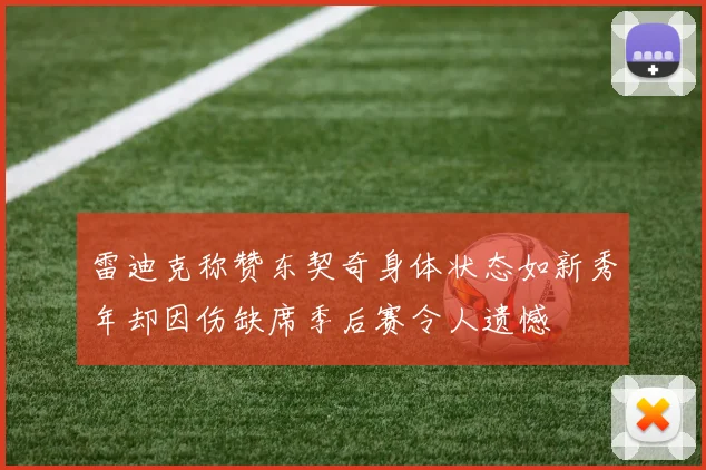 雷迪克称赞东契奇身体状态如新秀年却因伤缺席季后赛令人遗憾